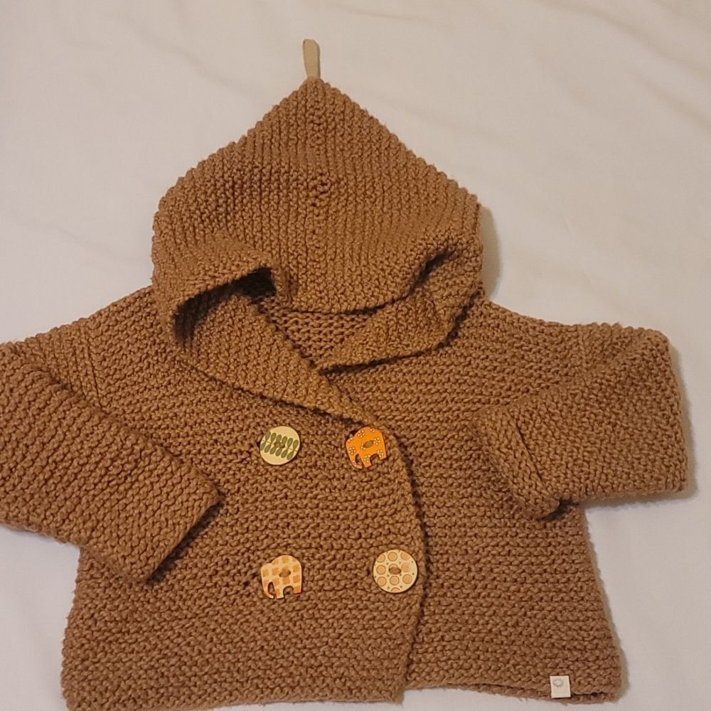 Girls crochet hoodie 